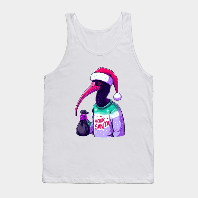 Xmas Bin Chicken Tank Top by BukovskyART